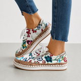 Tossa Floral Platform Sneakers in Bella Floral
