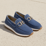 Ravello Orthopedic Platform Loafers in Blue