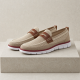 Camogli Mesh Slip-On Loafers in Khaki
