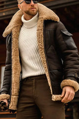 Galatina Thick Faux Leather Jacket