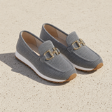 Ravello Orthopedic Platform Loafers in Gray