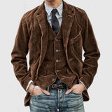 Feltre Corduroy Blazer with Matching Waistcoat