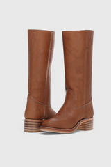 Termoli Tall PU Leather Boots