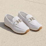 Ravello Orthopedic Platform Loafers in White