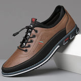 Sirmione Oxford Comfort Orthopedic Leather Shoes for Men