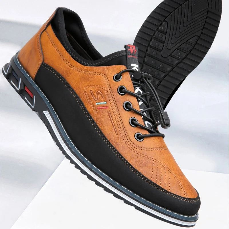 Sirmione Oxford Comfort Orthopedic Leather Shoes for Men