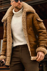 Galatina Thick Faux Leather Jacket