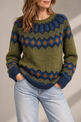 Maratea Fair Isle Knit Pullover