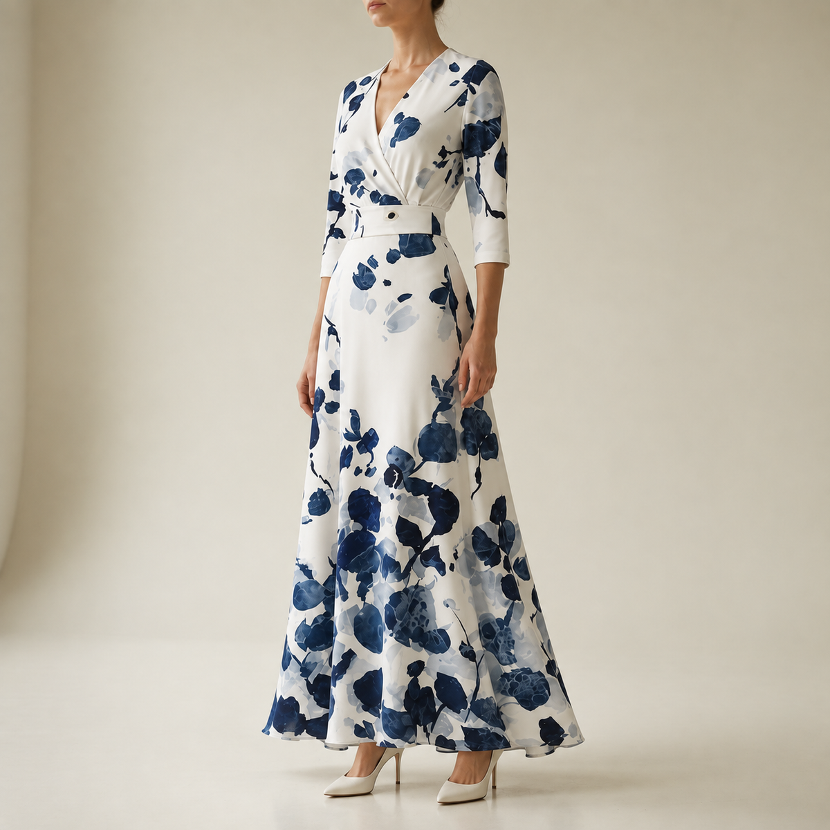 Sagres Wrap Maxi Dress