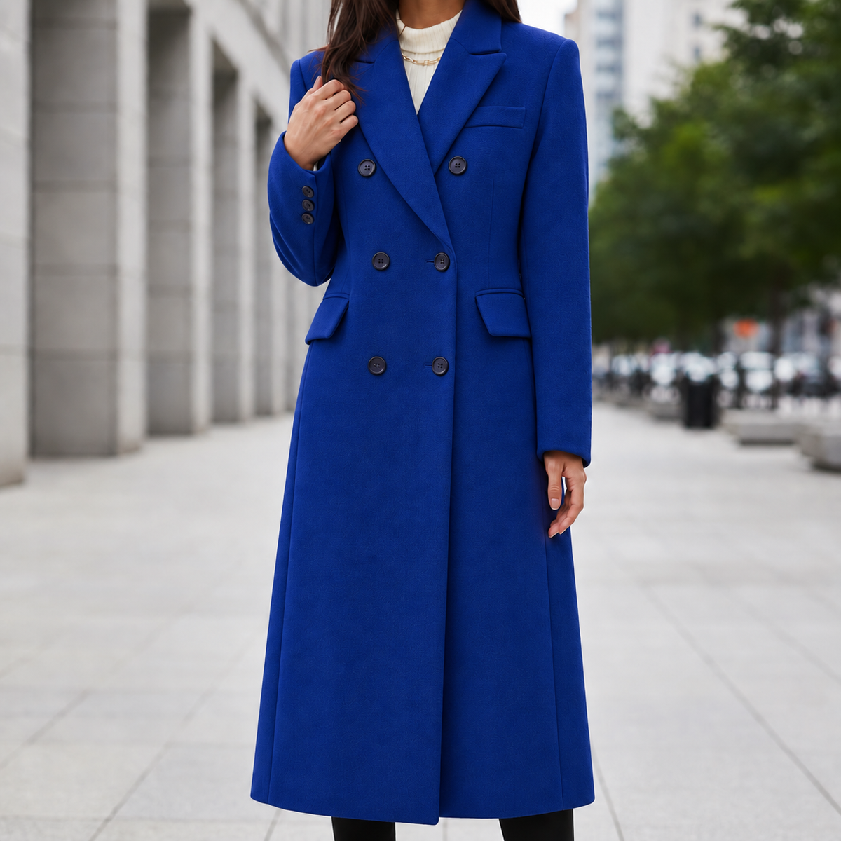 Como Double Breasted Overcoat