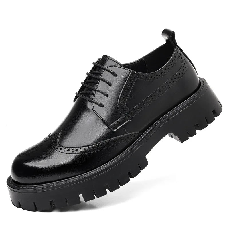 Bardolino Luxury Oxford Elevator Dress Shoes