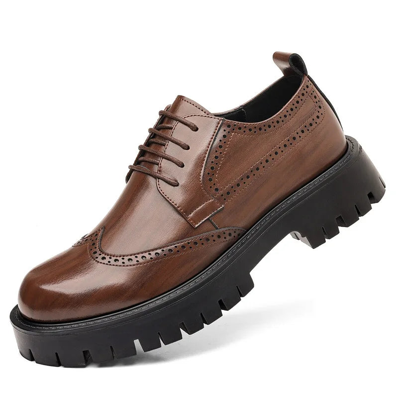 Bardolino Luxury Oxford Elevator Dress Shoes