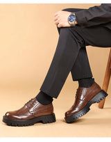 Bardolino Luxury Oxford Elevator Dress Shoes