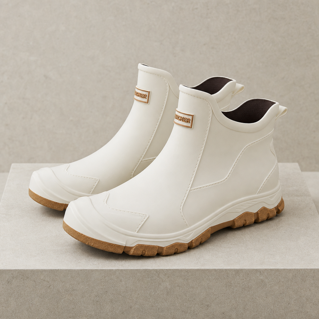 Altea Waterproof Slip-On Boots in Beige