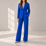 Bonifacio Tailored Blazer Trouser Set in Blue