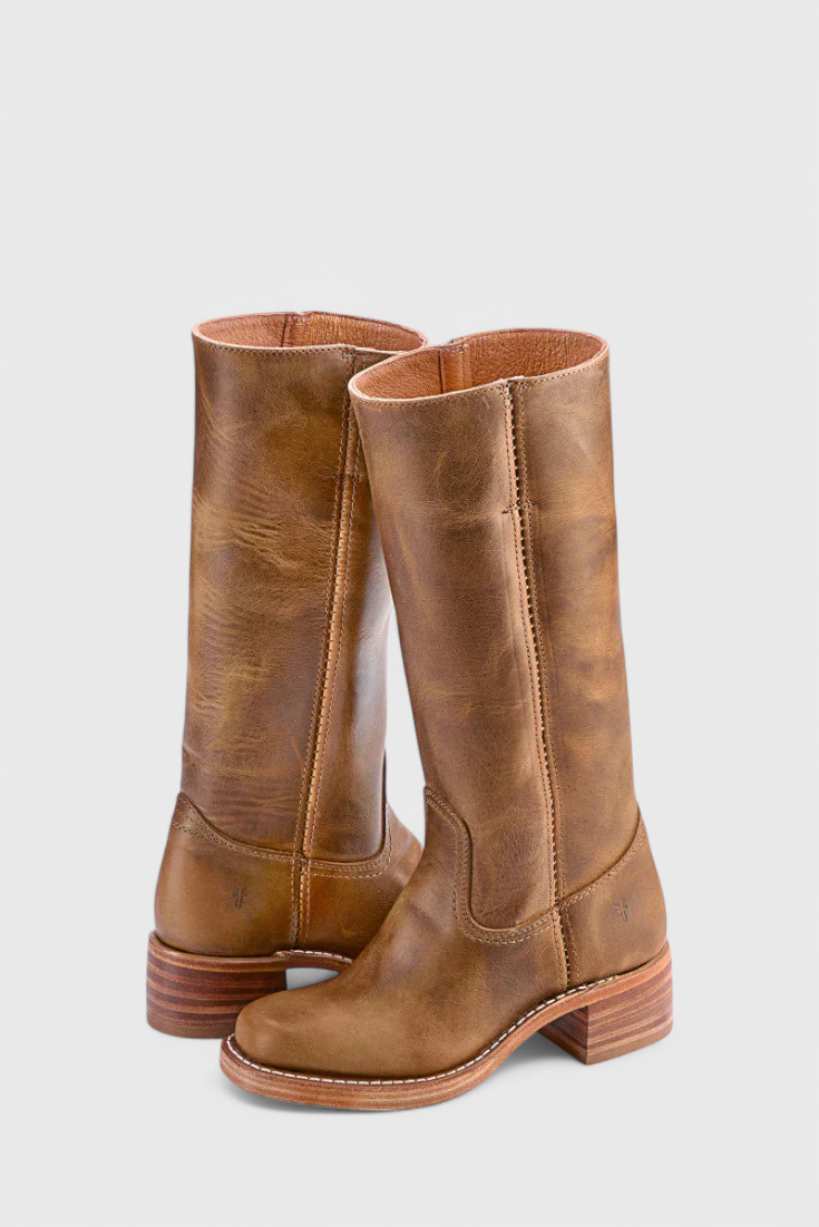 Termoli Tall PU Leather Boots