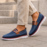 Chianti Orthopedic Mesh Loafers in Blue