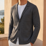 Coimbra Knit Blazer in Dark Gray