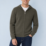 Como Zip Hoodie in Olive