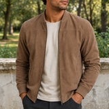 Cordoba Suede Bomber Jacket in Brown