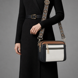 Kythnos Leather Crossbody Bag in Multicolor