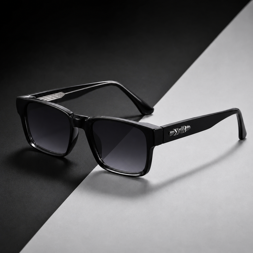 Men's Roussillon Polarized Sunglasses in Classic Black