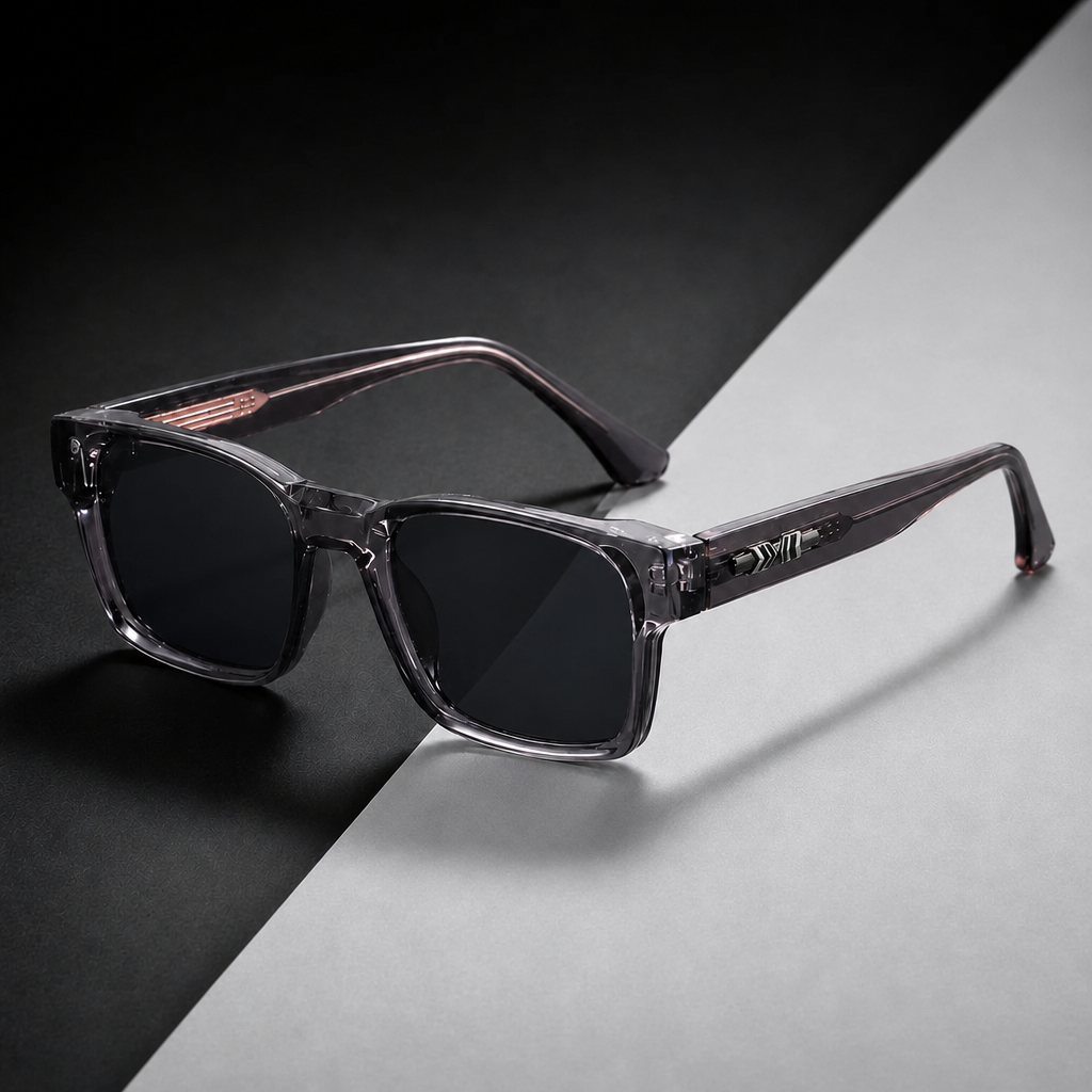 Men's Roussillon Polarized Sunglasses in Ember Charcoal