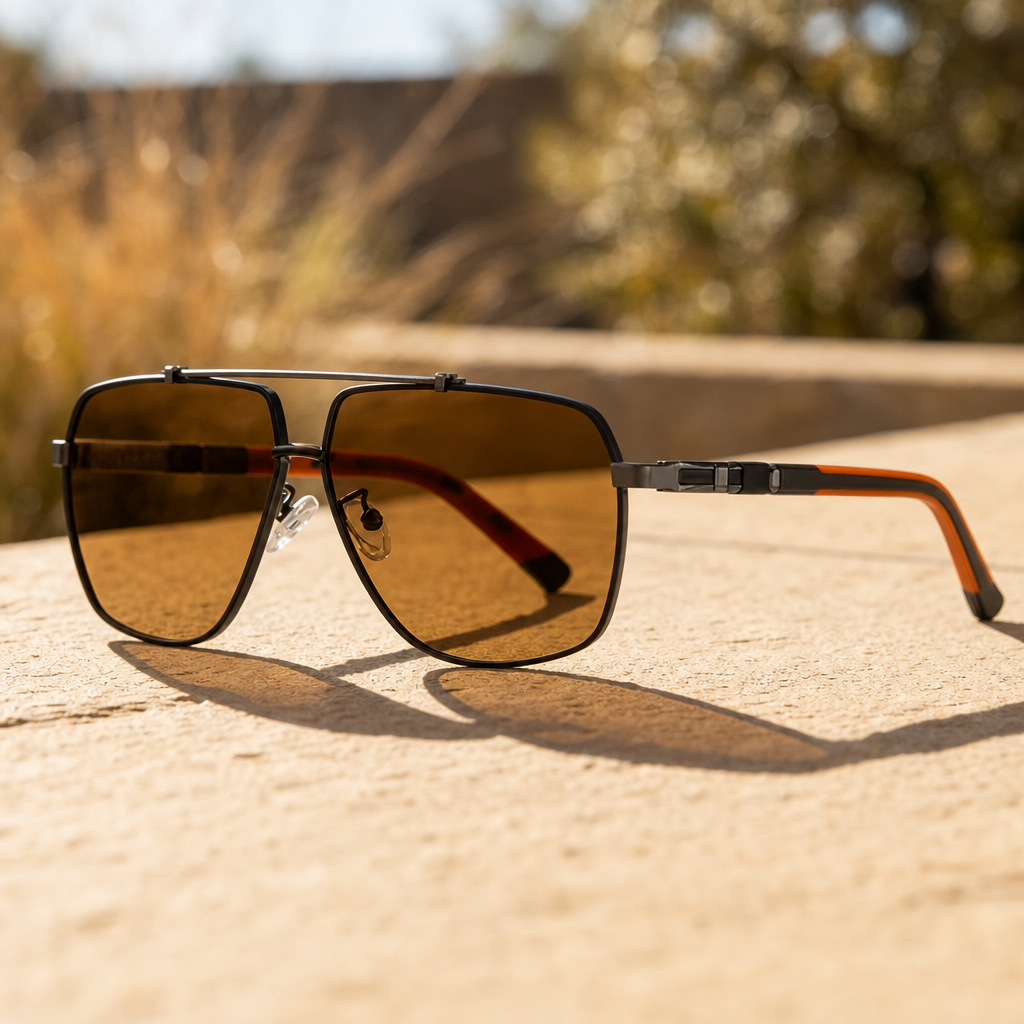 Men's Girona Sunglasses in Caramel