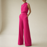 Monsanto Wide Leg Jumpsuit in Pink