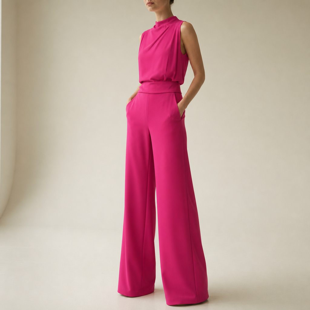 Monsanto Wide Leg Jumpsuit in Pink