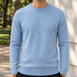 Polignano Cashmere Blend Sweater in Sky Blue