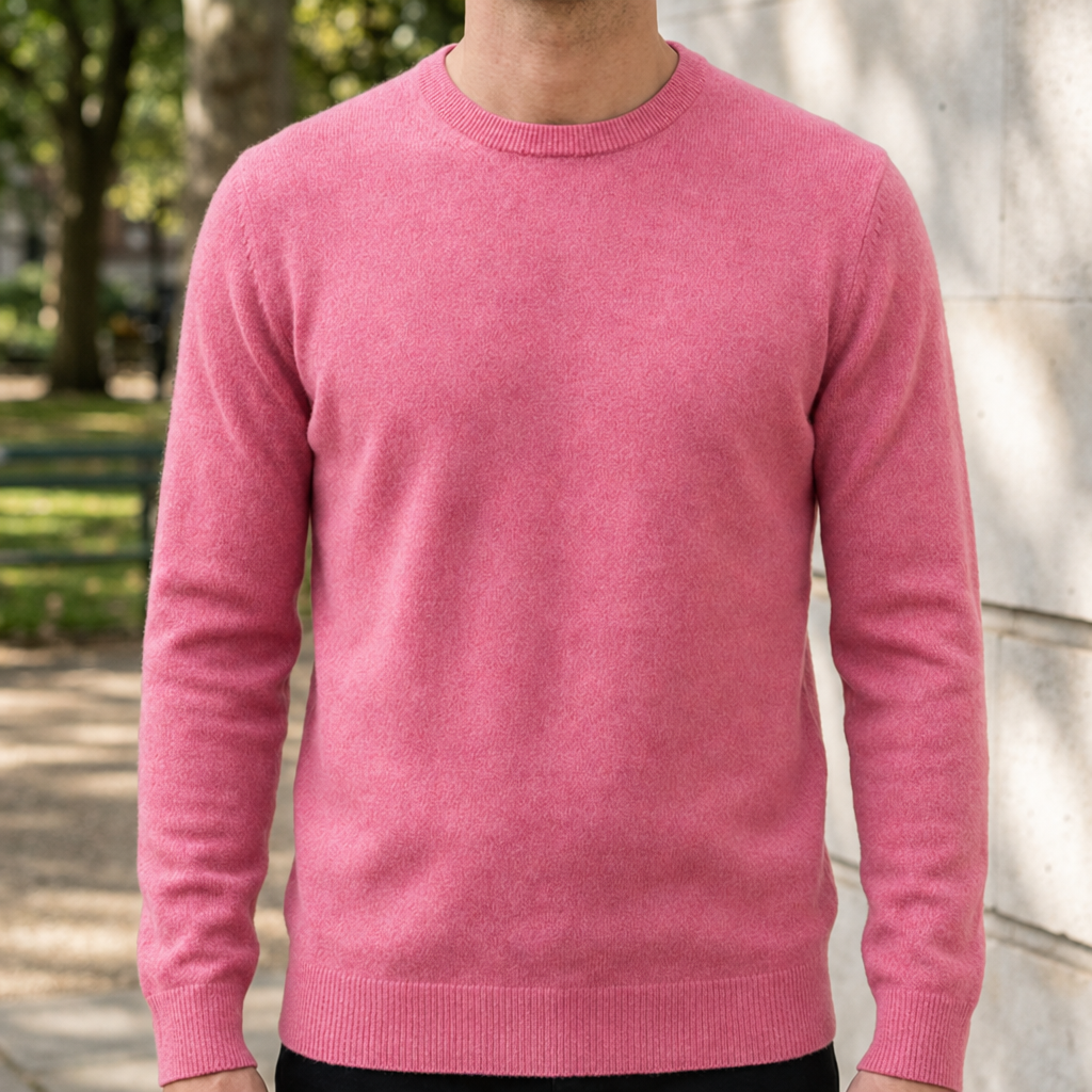 Polignano Cashmere Blend Sweater in Pink
