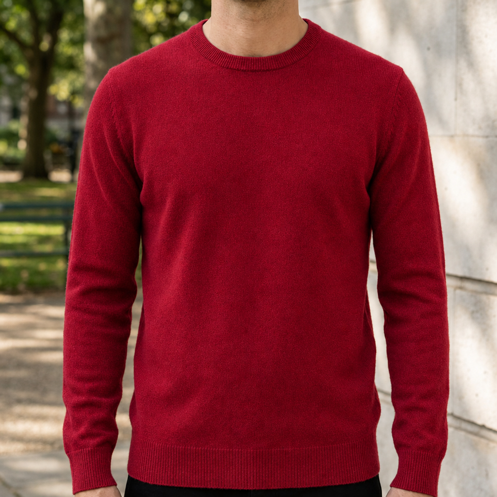 Polignano Cashmere Blend Sweater in Red