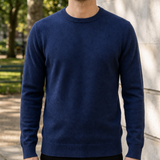 Polignano Cashmere Blend Sweater in Navy
