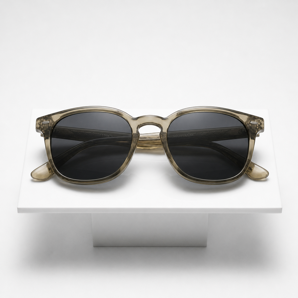 Women's Tivoli Full-Rim Sunglasses in Khaki & Black