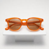 Women's Tivoli Full-Rim Sunglasses in Orange & Amber