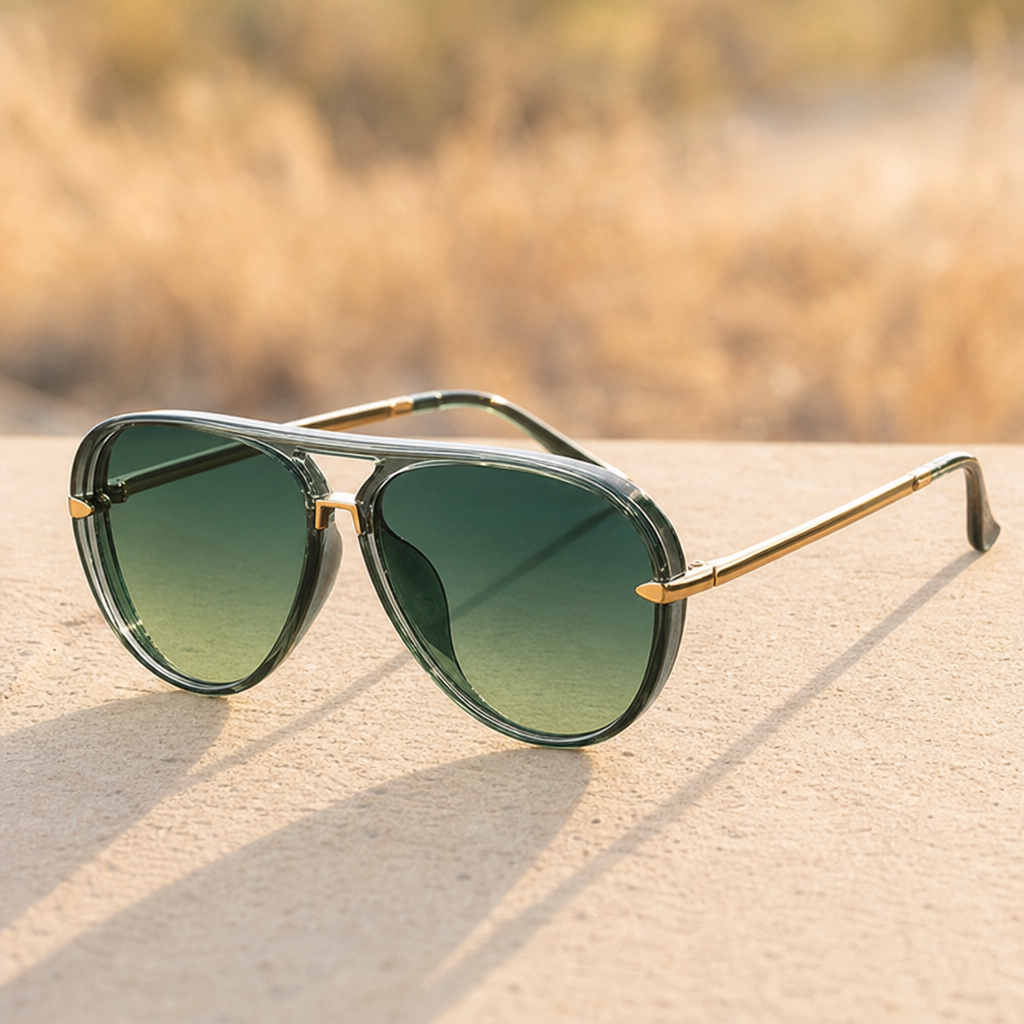 Women's Symi Sunglasses in Green